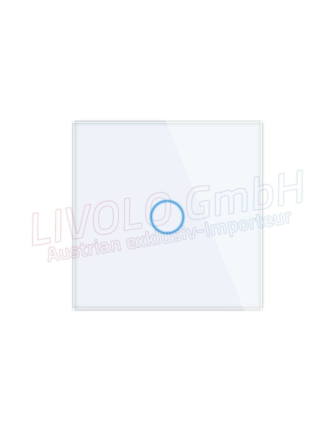 LIVOLO Wechselschalter Kreuzschalter Touch- Lichtschalter Unterputz UP  Komplettset mit Glasblende