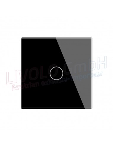 Livolo Glass Rahmen für Livolo Schalter
 Farbe-Schwarz