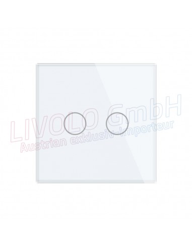 Livolo Glass Rahmen für Livolo Schalter, 1fach